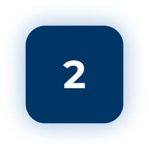 White number two inside blue square