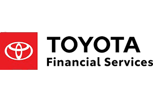 Toyota Financial Services logo with red and black colors.