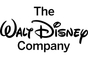 The Walt Disney Company logo in black and white.
